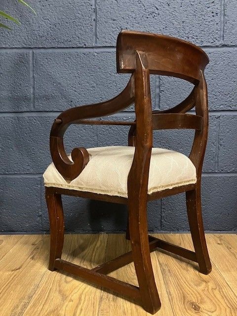 photo furniture Antique Child's Feeding Chair High Chair Without Stand Poss. Mahogany
