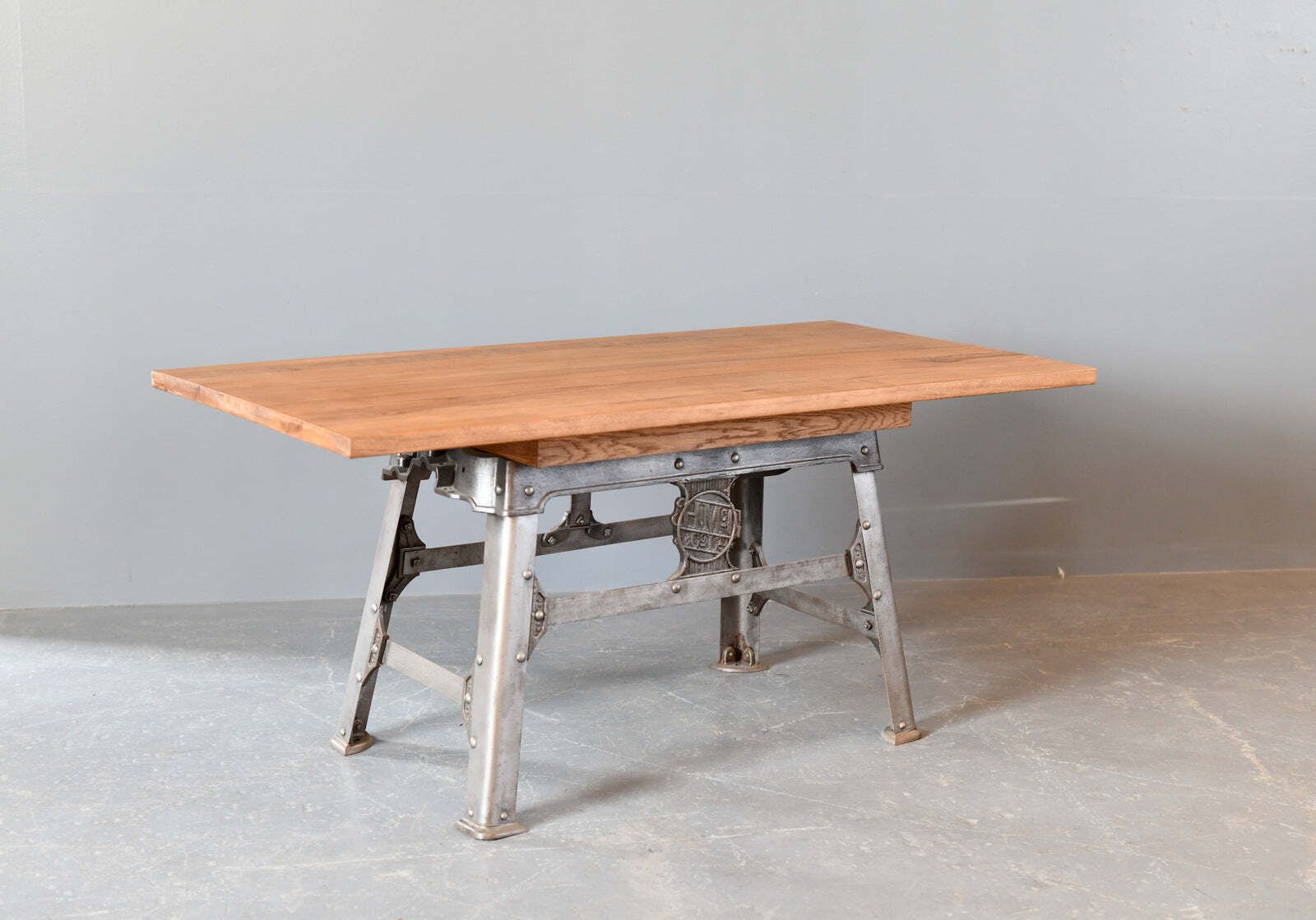 Large Industrial Dining Table By H Mc G And Co Ltd Circa 1920s