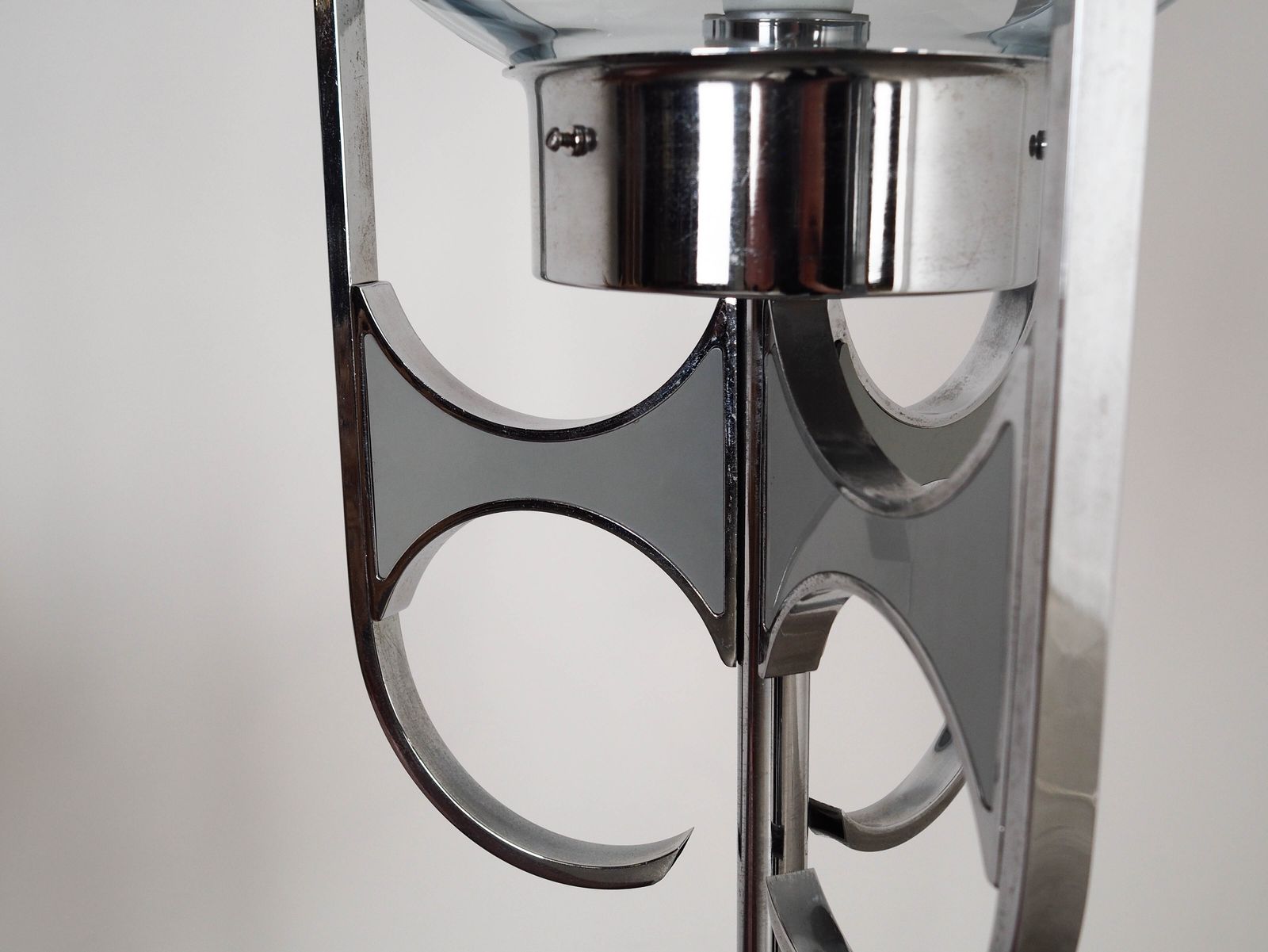 Floor Lamp Murano Glass Italian Design 1970s Production Italy photo vinterior