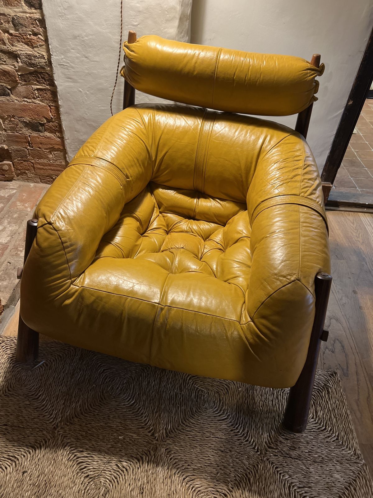 Pair Of Lounge Chairs Model Mp 81 With One Ottoman ,  Rosewood, Leather. photo furniture