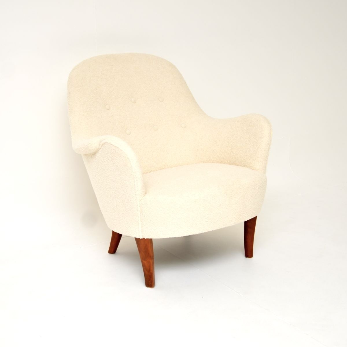 Vintage Swedish Cirkus Armchair By Carl Malmsten