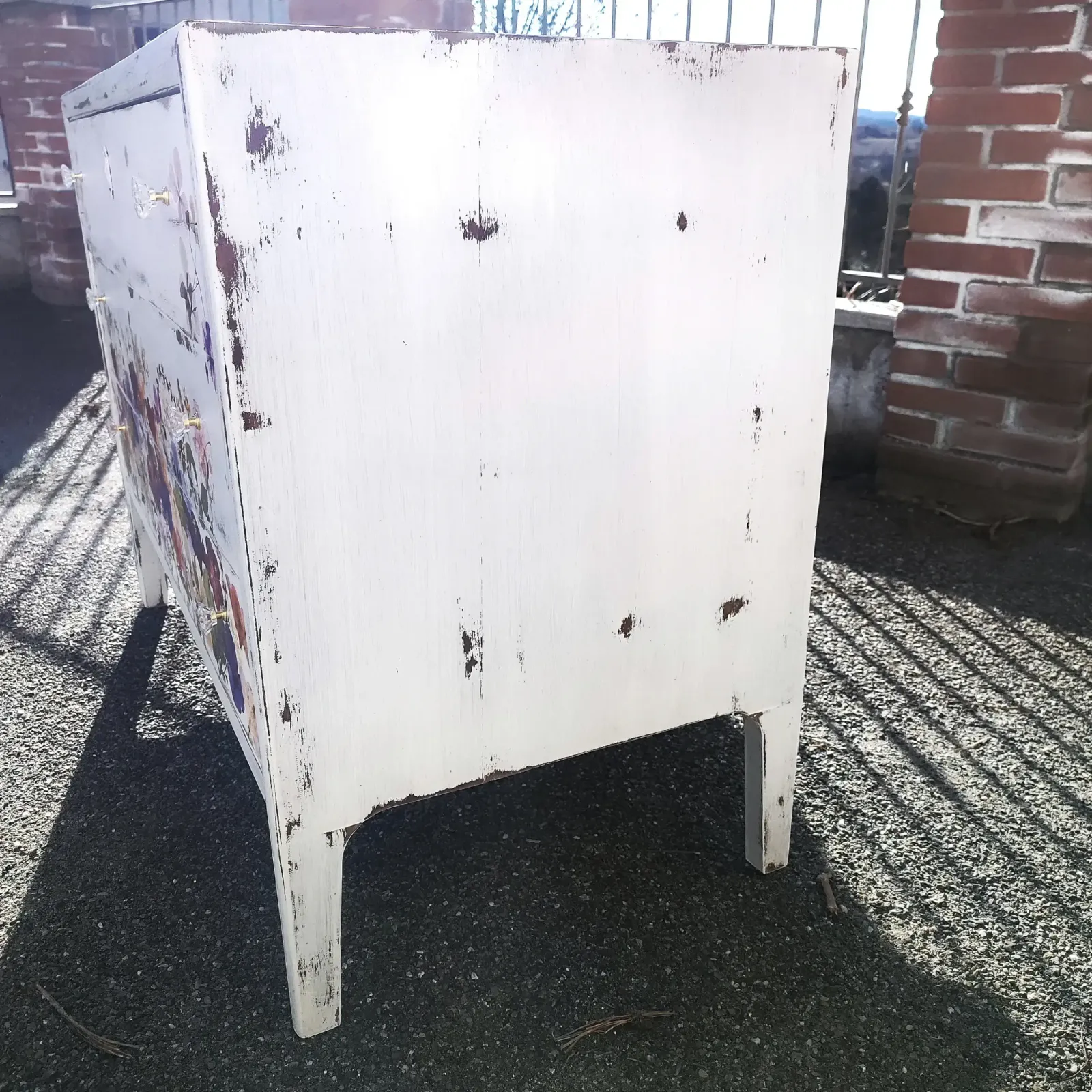 Shabby Style Chest Of Drawers “Flowers” photo buy