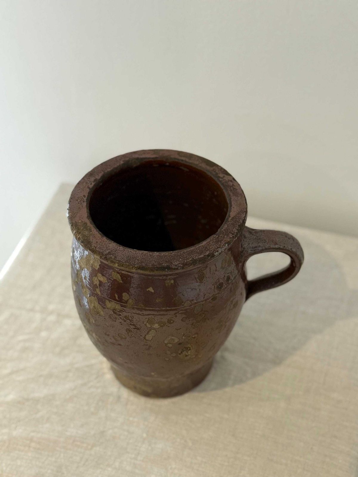 Home Decor Antique 19th Century Farmhouse Storage Pot photo