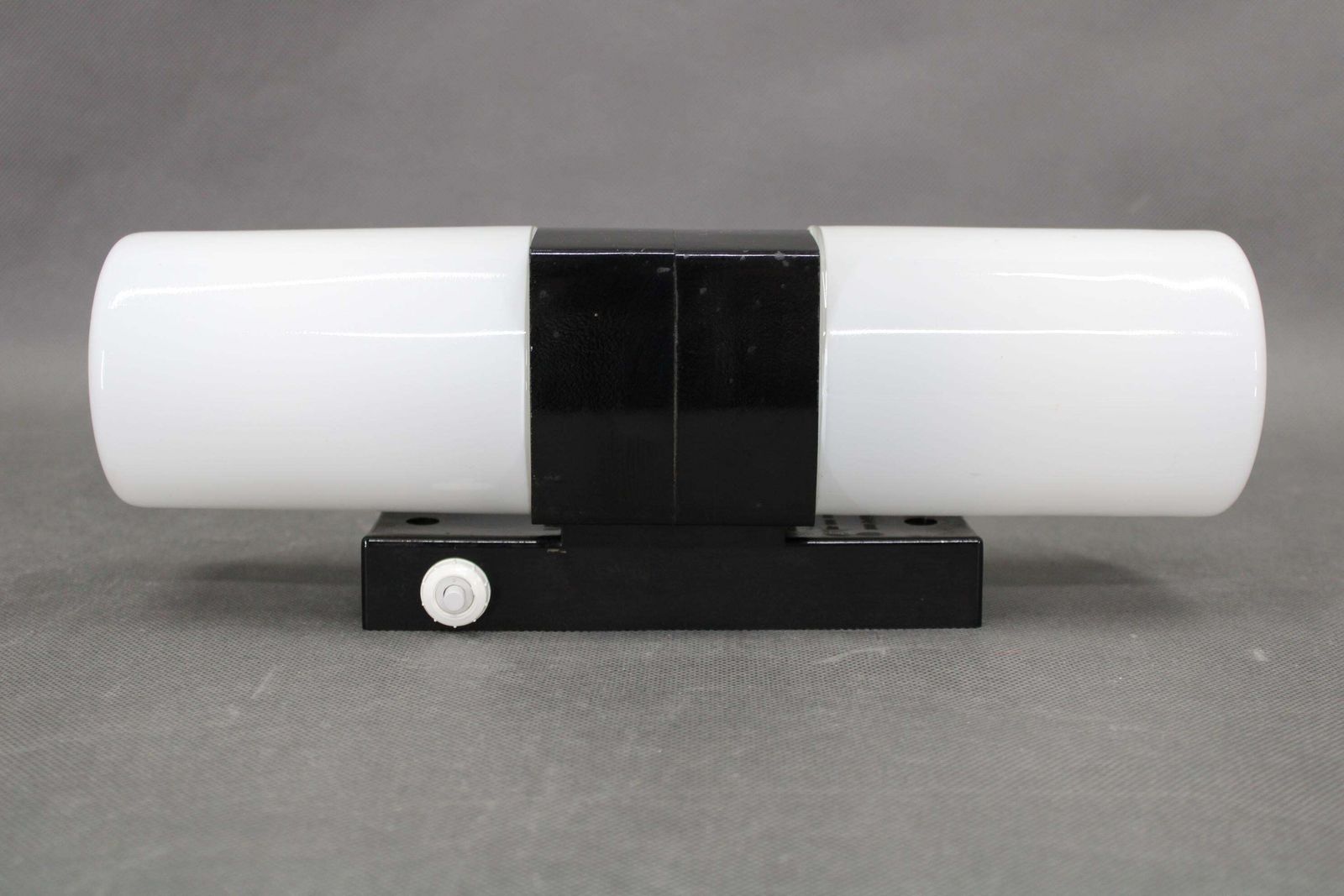 Mid Century Bakelite And Opaline Glass Wall Light, Czechoslovakia 1960s photo furniture