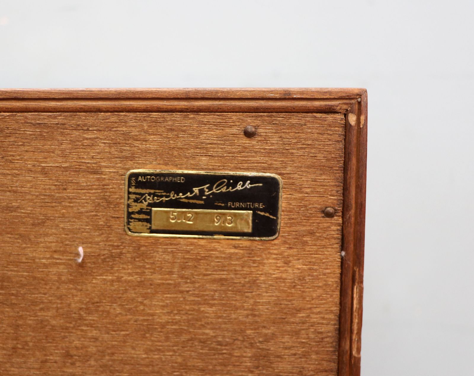 photo buy This Retro Teak Bookcase Cabinet By Herbert Gibbs,  Later Sign Written For Granada Television.