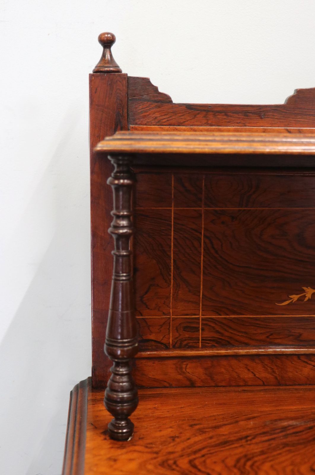 A Lovely Late 19th Century Hardwood And Inlaid Former Sheet Music Cabinet. photo vintage