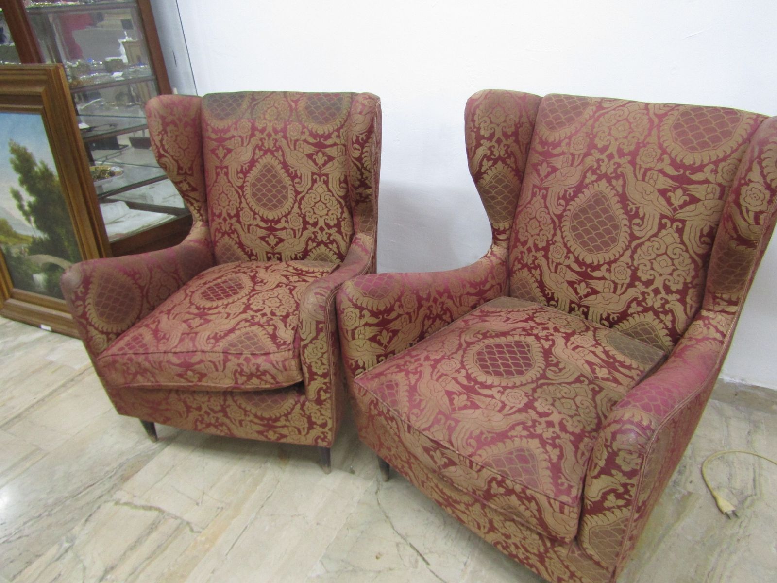 Pair Of Armchairs In The Style Of Gio Ponti photo for sale