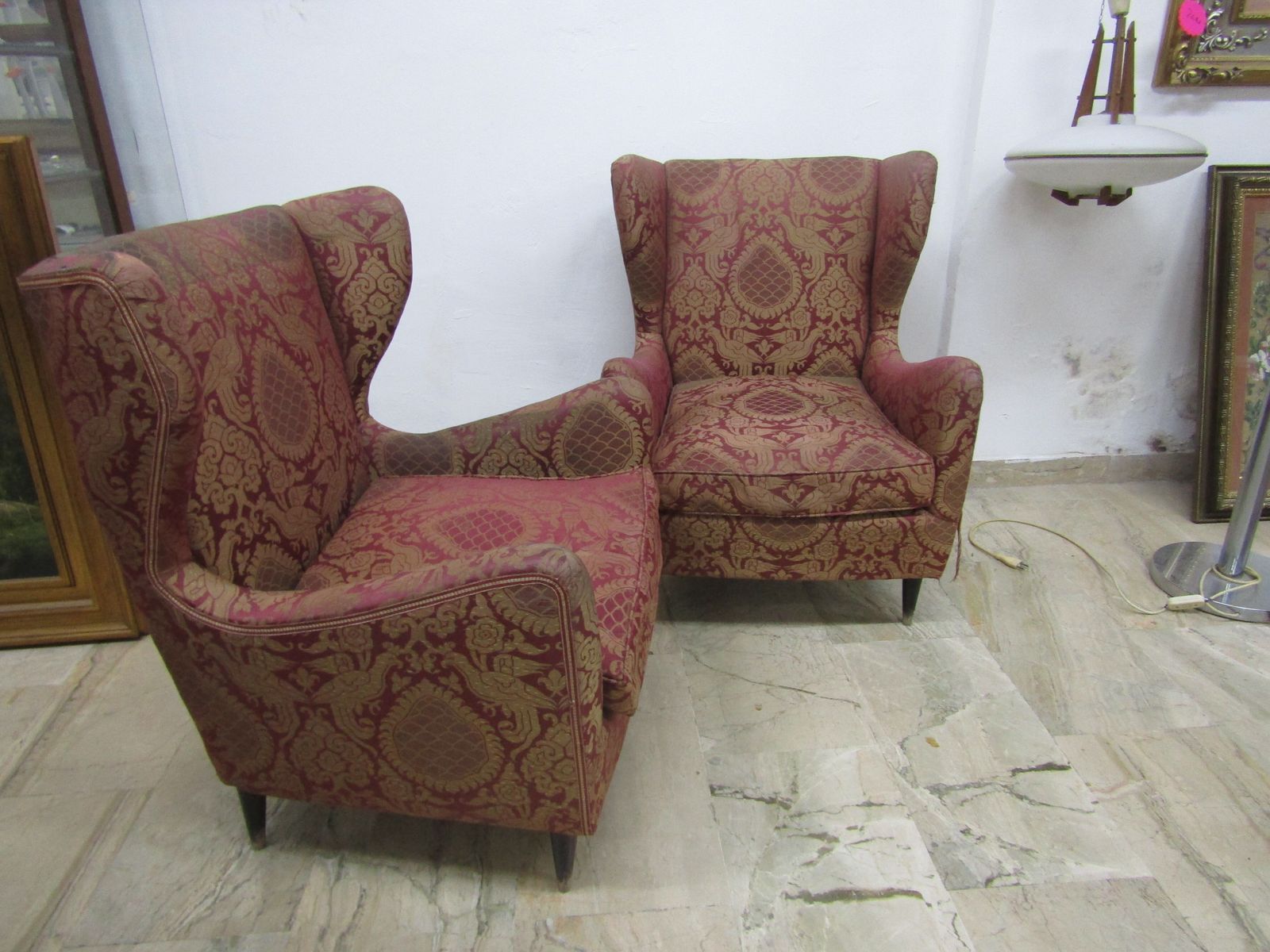 Pair Of Armchairs In The Style Of Gio Ponti photo buy