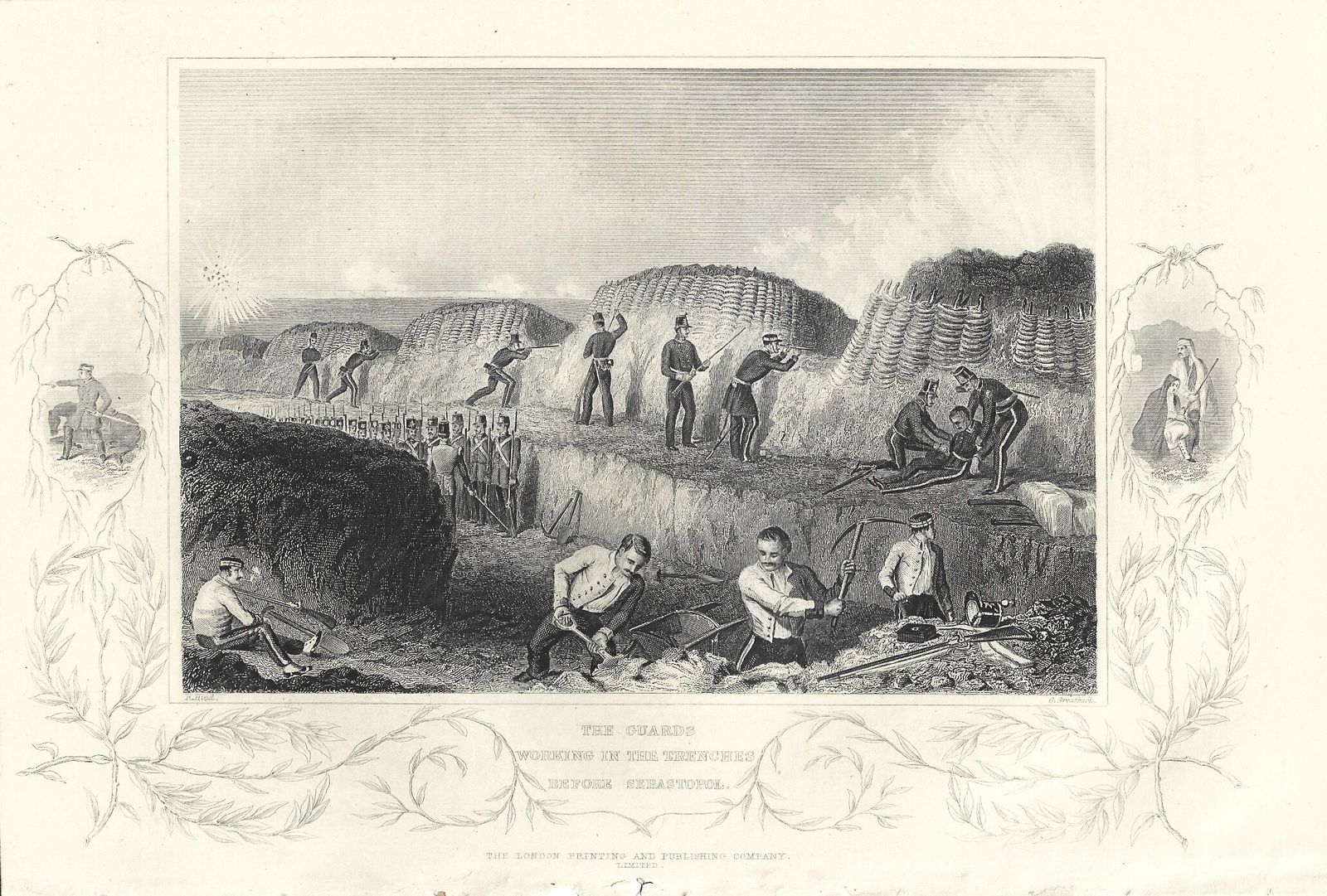 (Crimea) A Set Of 10 Engravings Depicting The Crimea War, The Battles With The Russian Empire By John Tallis C1858 photo furniture