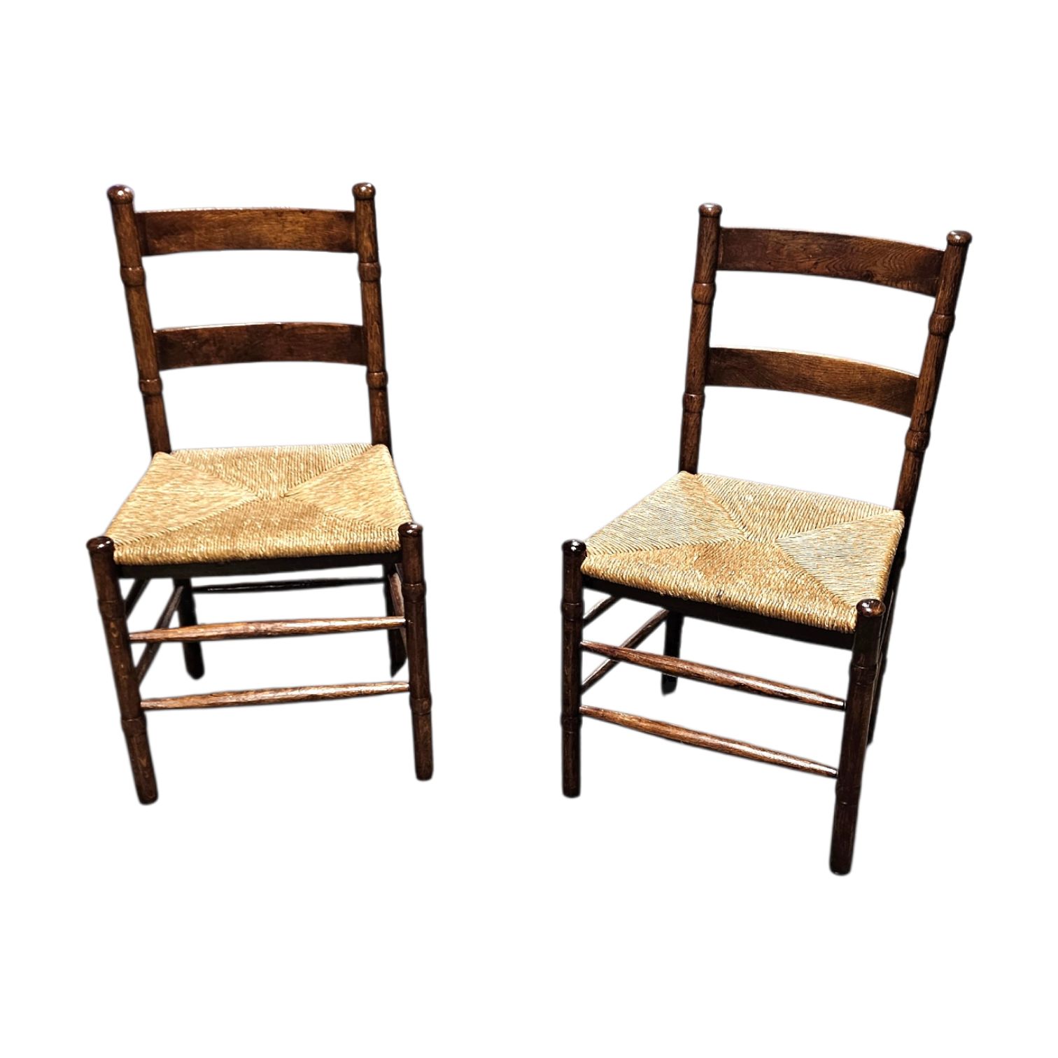 2 X Art Deco Rush Chair / Amsterdamse School / Jac Levee / Mid Century photo buy