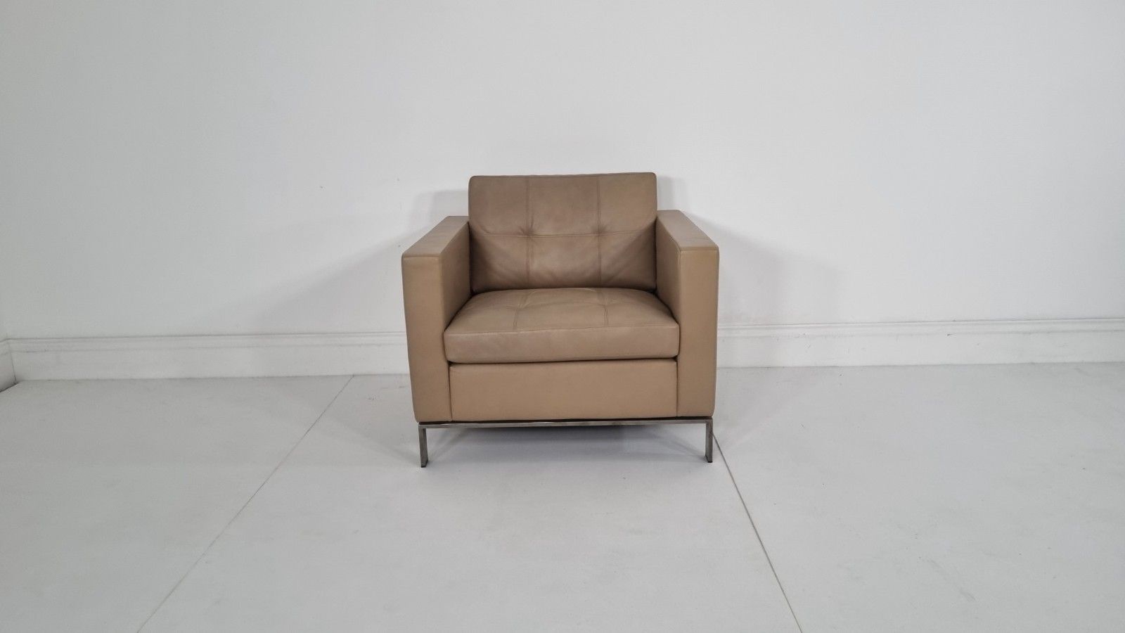 Walter Knoll 502 Foster Chair In Soft Brown Leather Excellent Condition #2 photo furniture