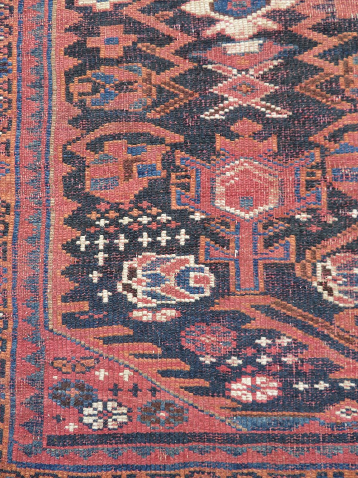 1495.0 Rare Antique Bakhtiari Tribal Village Carpet. 300cm X 169cm. photo