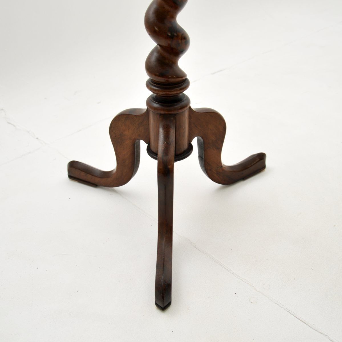 Antique Victorian Rosewood Barley Twist Occasional Side Table photo 774.0