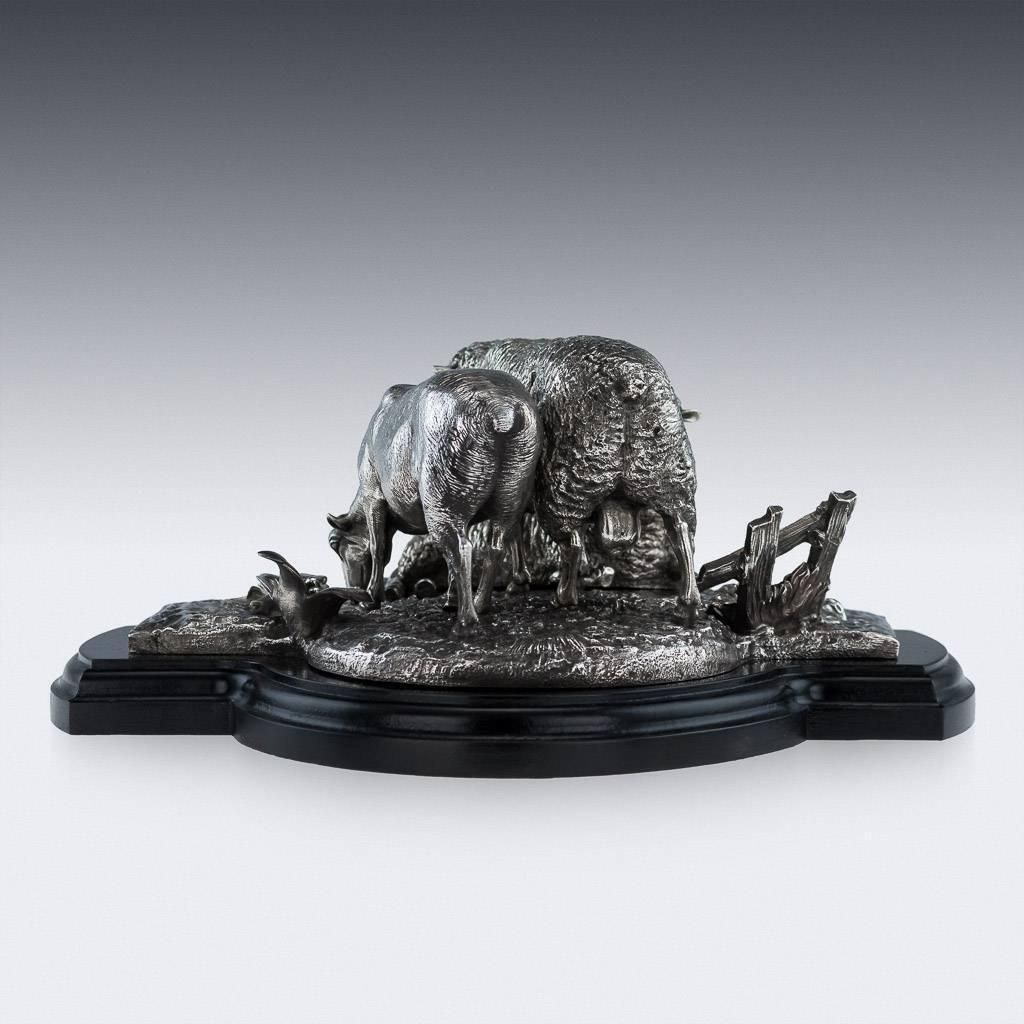 Antique 19th Century, French Solid Silver Centrepiece, Froment Meurice, Paris photo for sale