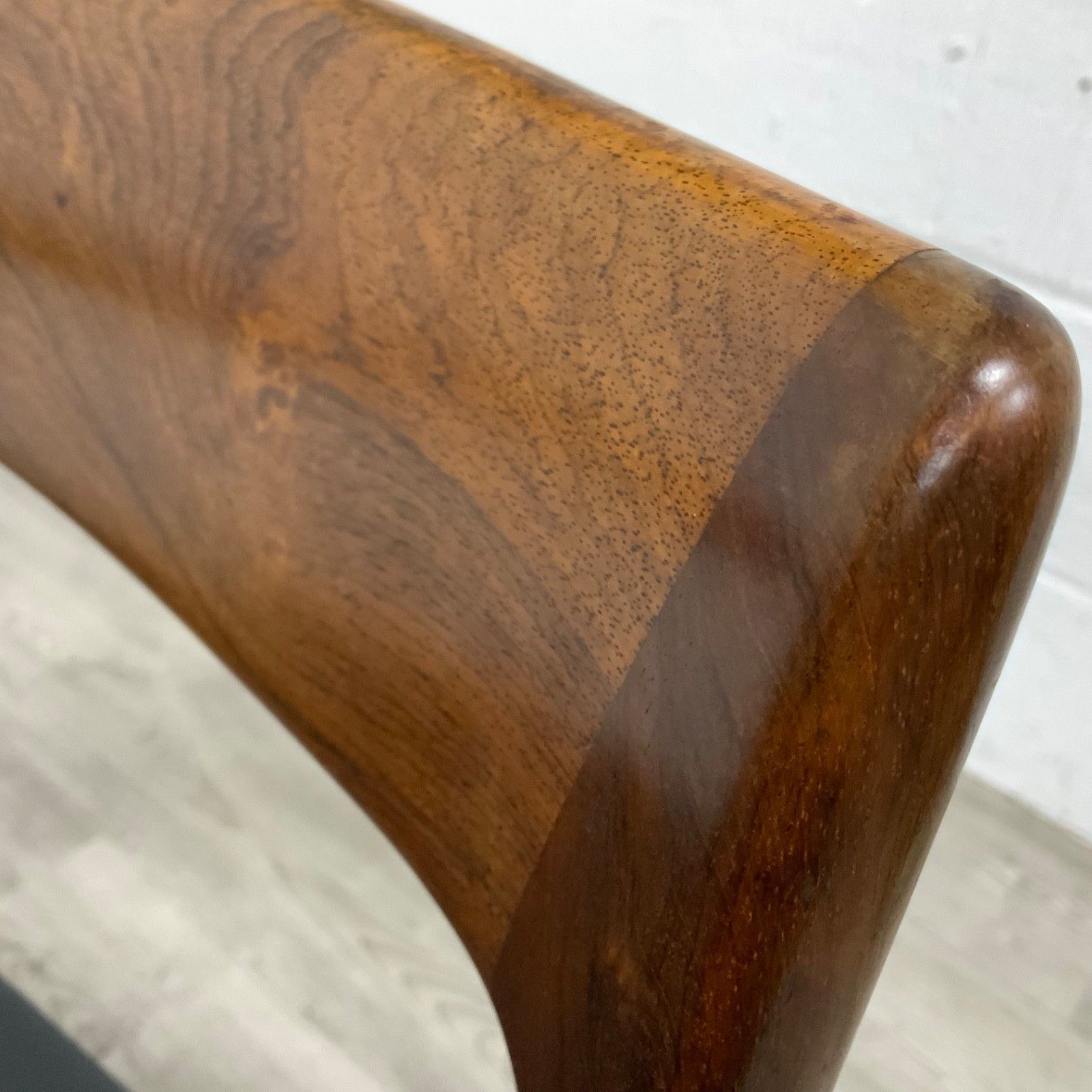 Furniture Neil’s Otto Moller Danish Rosewood Model 57 Office Library Chair   Black Leather photo