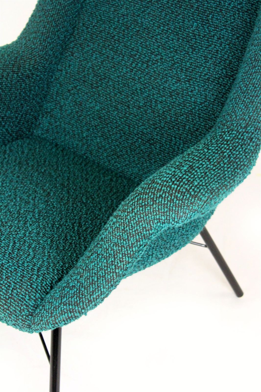 Wingback Lounge Chair By Miroslav Navrátil, Czechoslovakia, 1960s photo vintage