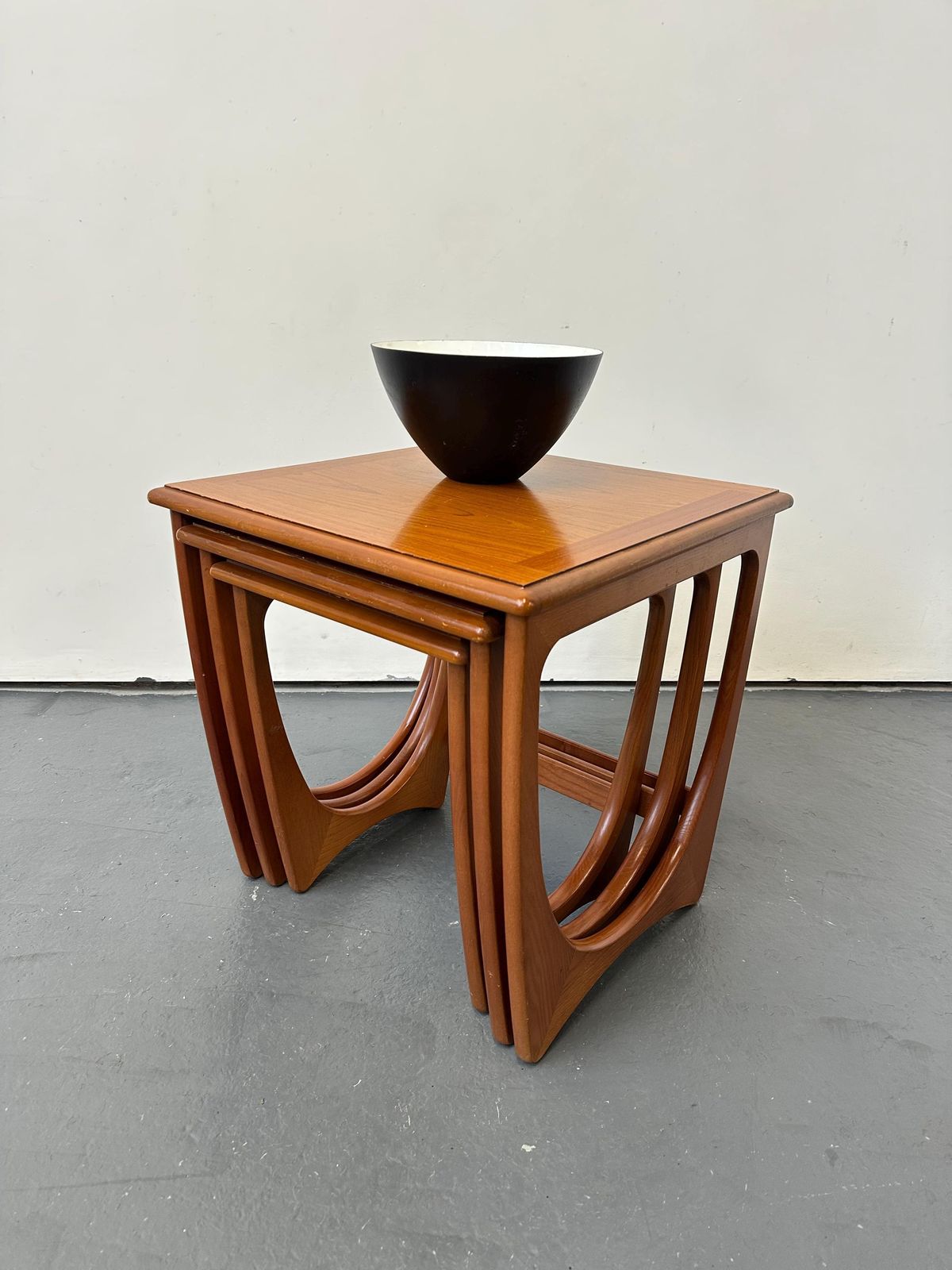 Vintage G Plan Teak Astro Fresco Nest Of Tables. Danish Retro Mid Century photo for sale