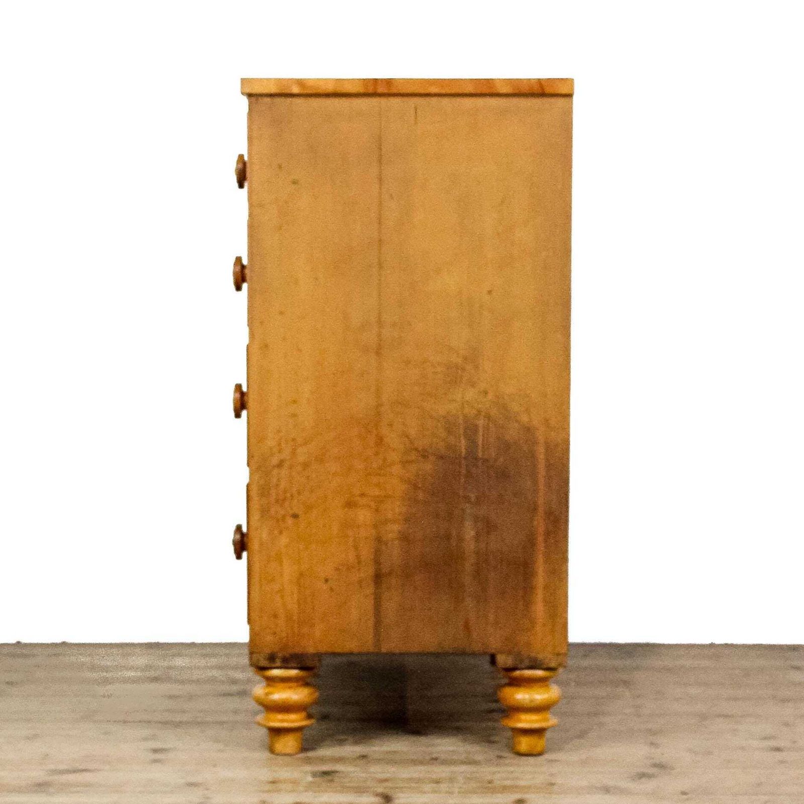 Antique Satin Walnut Chest Of Drawers photo 695.0