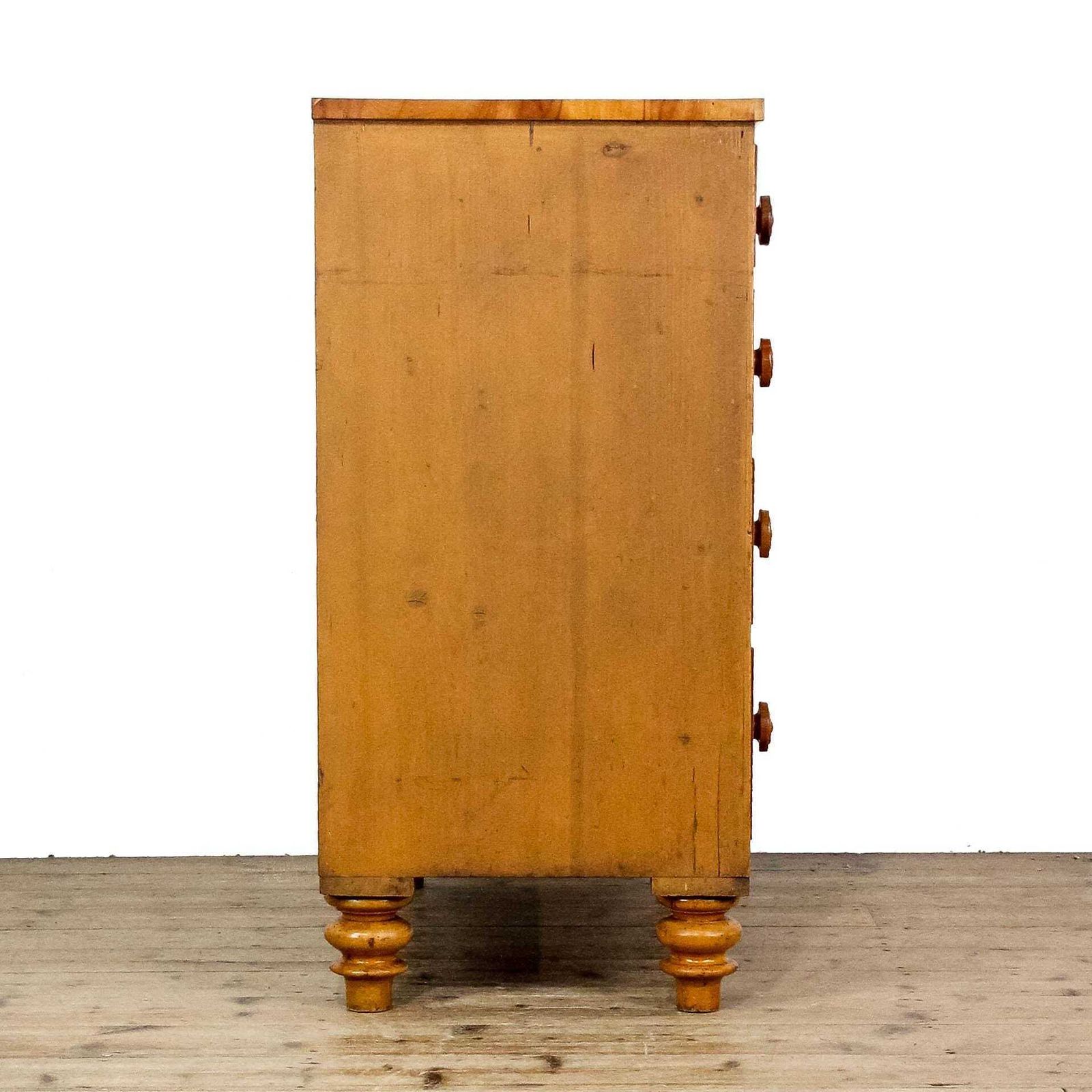 Antique Satin Walnut Chest Of Drawers photo vinterior