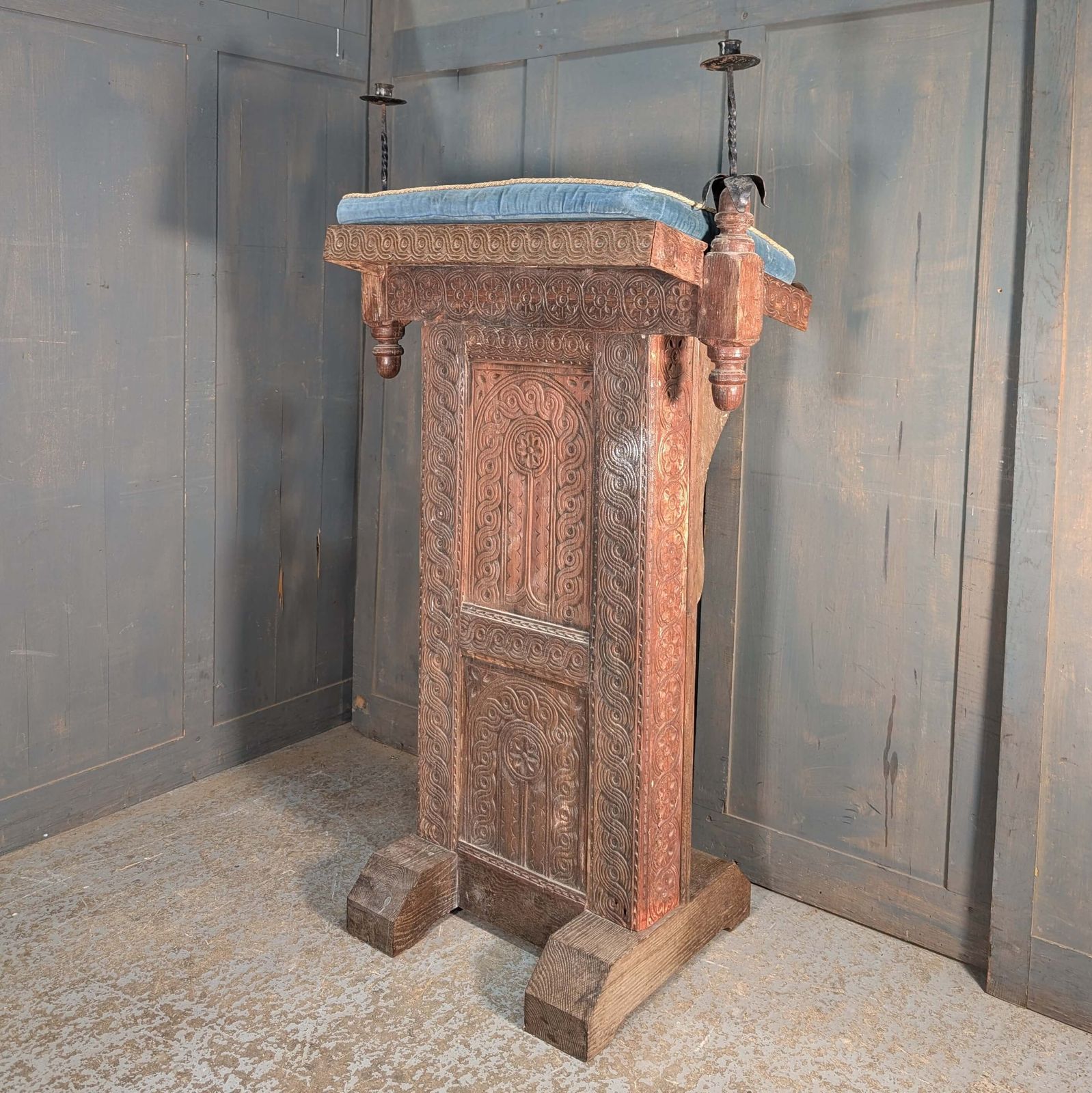 Medieval Style Antique Church Lectern Ambo From St Mary The Virgin Henham