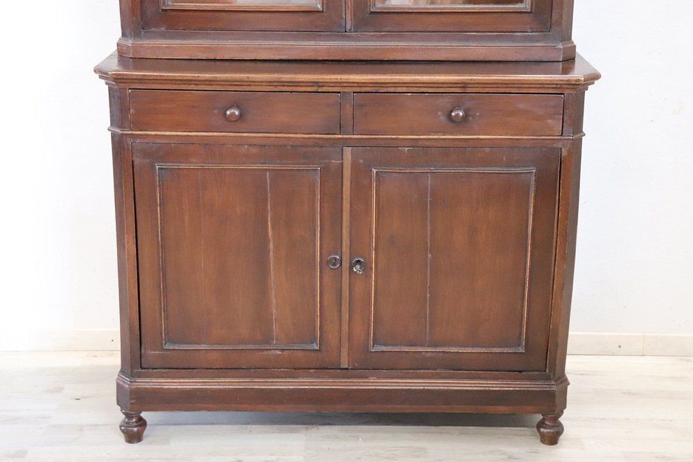 Antique Mid 19th Century Sideboard In Walnut Veneer photo 4348.0