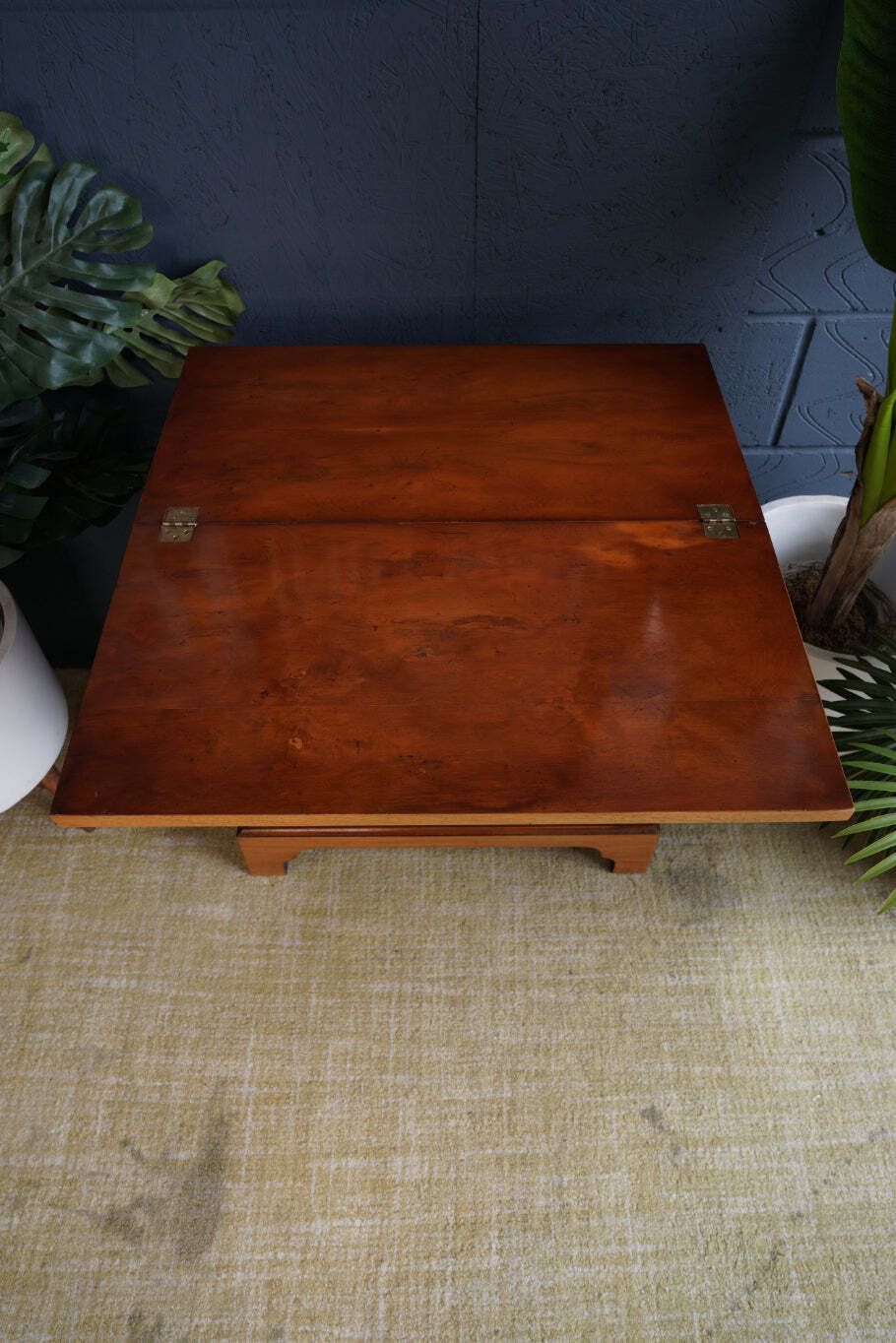 Antique Yew Wood Bureau — Georgian Style Elegance photo Furniture