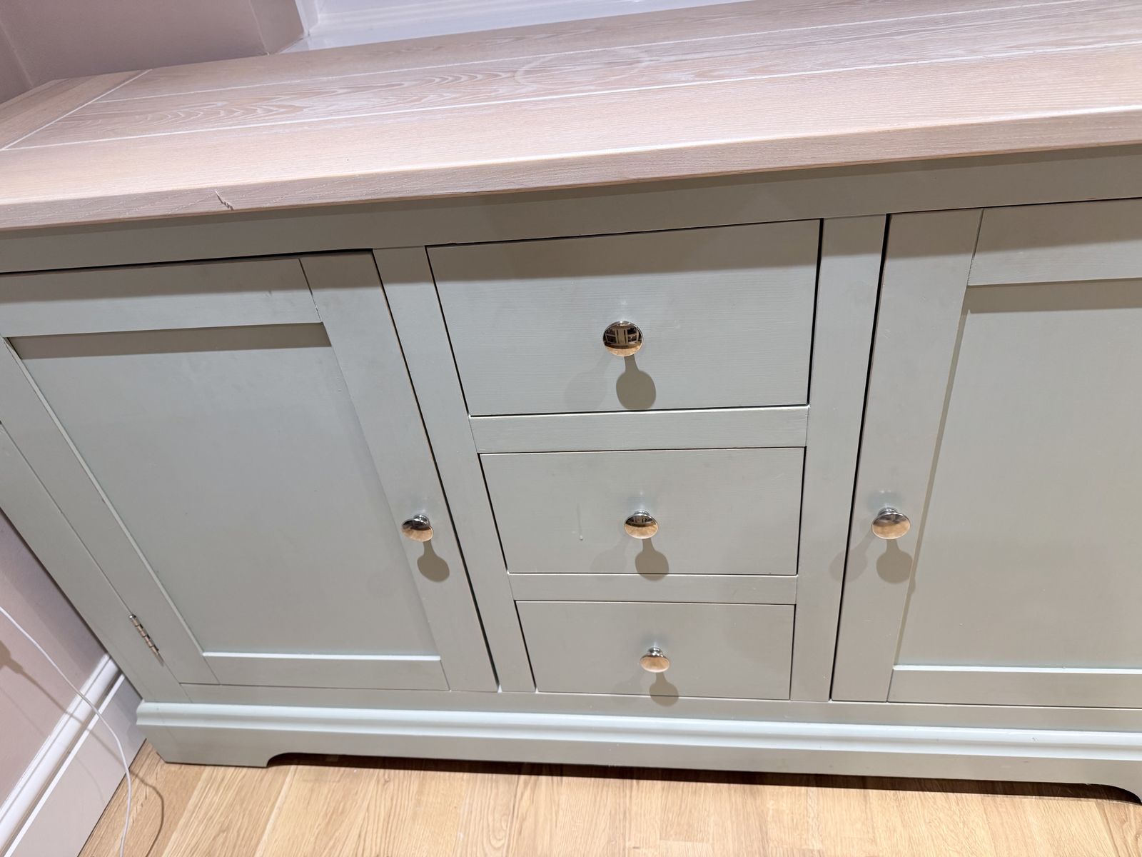 Laura Ashley Dorset Preowned Dresser With Matching Coffee Table photo furniture