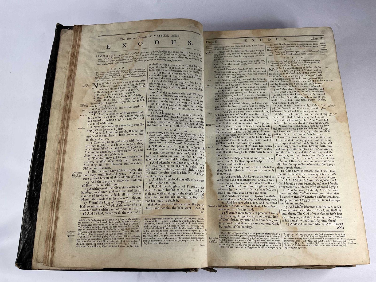 Antique Bible, Milliken & Little 1777 With Apocrypha. photo vinterior