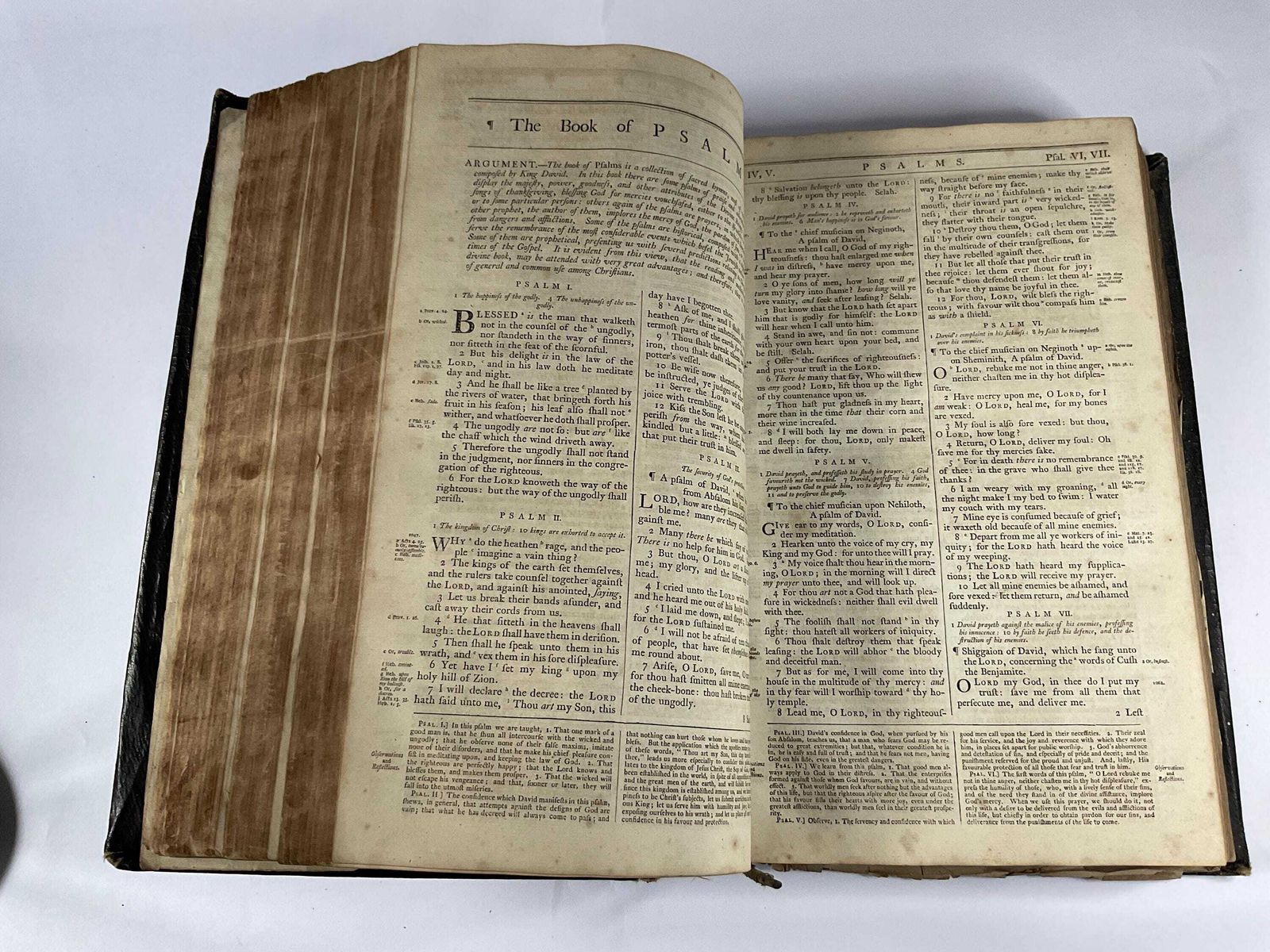 Antique Bible, Milliken & Little 1777 With Apocrypha. photo vintage