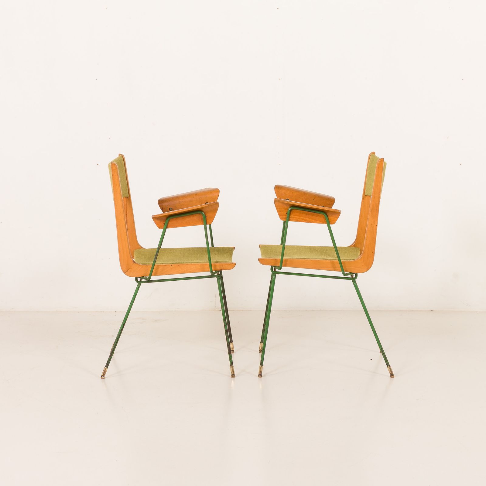 photo furniture Boomerang Chair Attr. To Carlo De Carli, Set Of 2, Italy 1950s