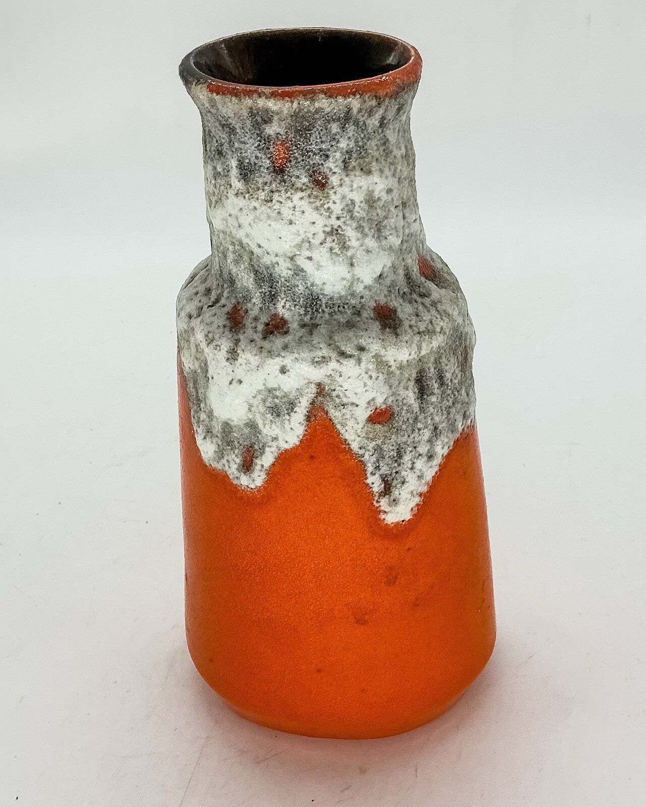 Ubelacker Keramik 70s Fat Lava German Pottery Vase 1437/27. 22cm Mcm