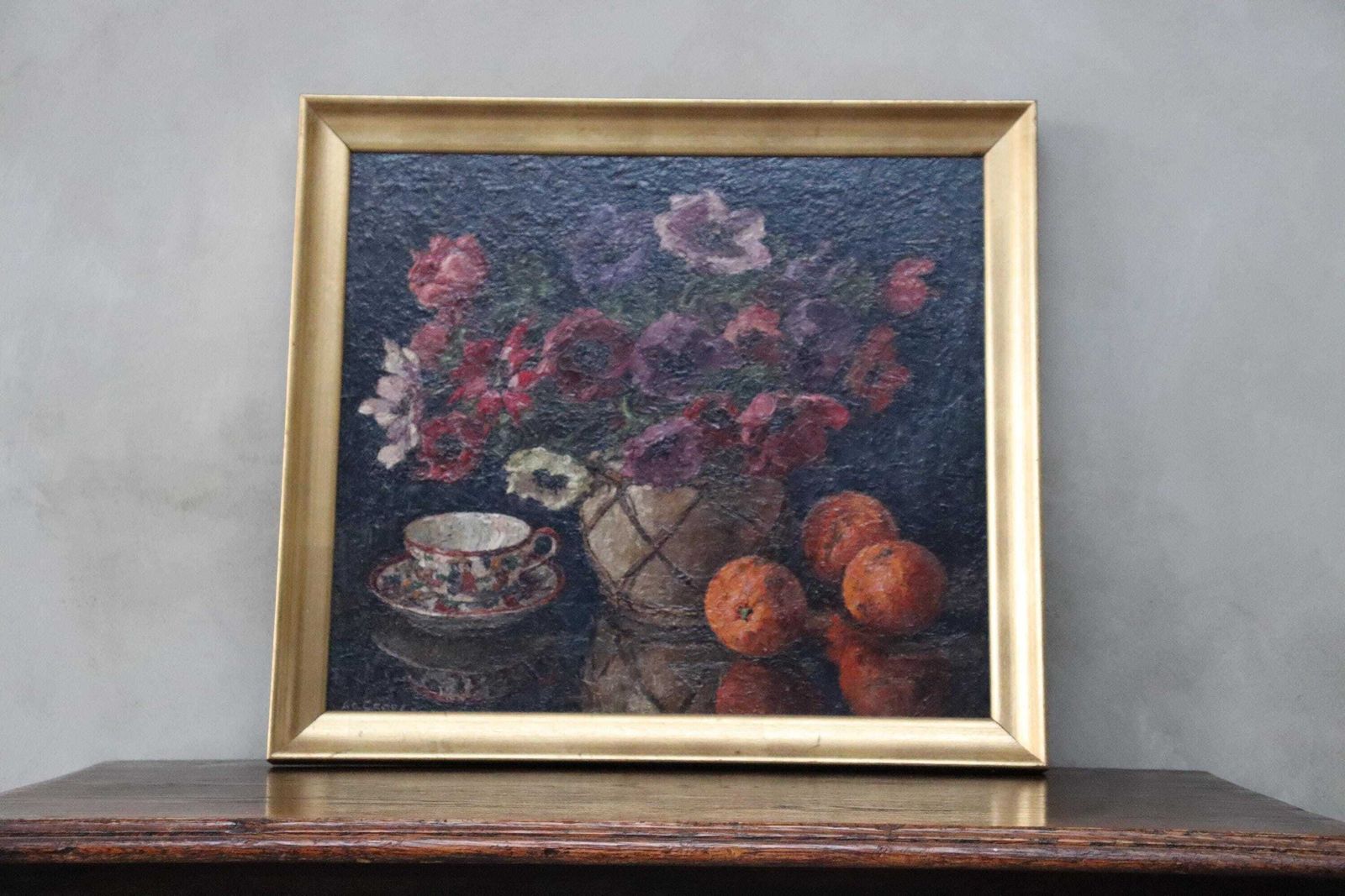 Art Flower Kitchen Still Life , Belgian School 20th Century (St.279) photo