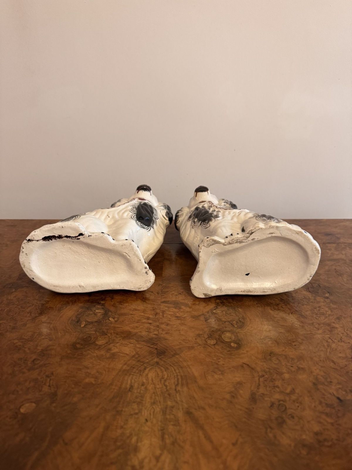 Lovely Pair Of Antique Staffordshire Dogs photo furniture