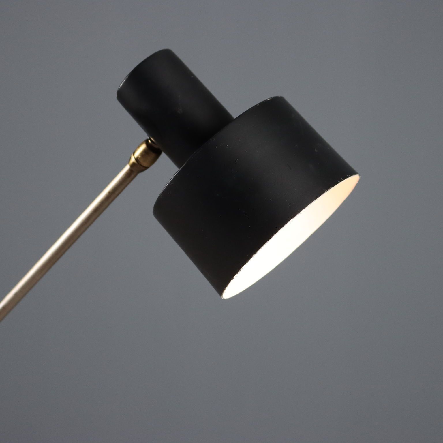 Vintage Floor Lamp Aluminium Marble Design Italy 1960s photo Lighting