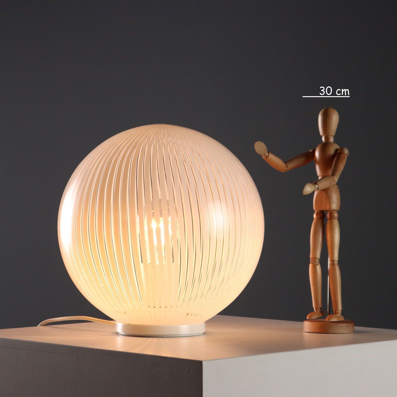 Venini Tessuti Lamp Vintage Design Aluminium Glass 1970s photo furniture