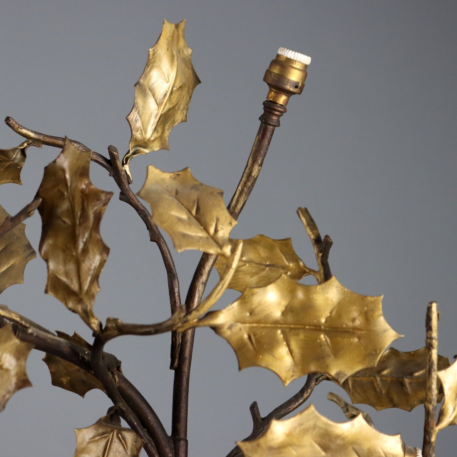 Antique Lamps Lacquered Metal Wood Italy XX Century photo buy