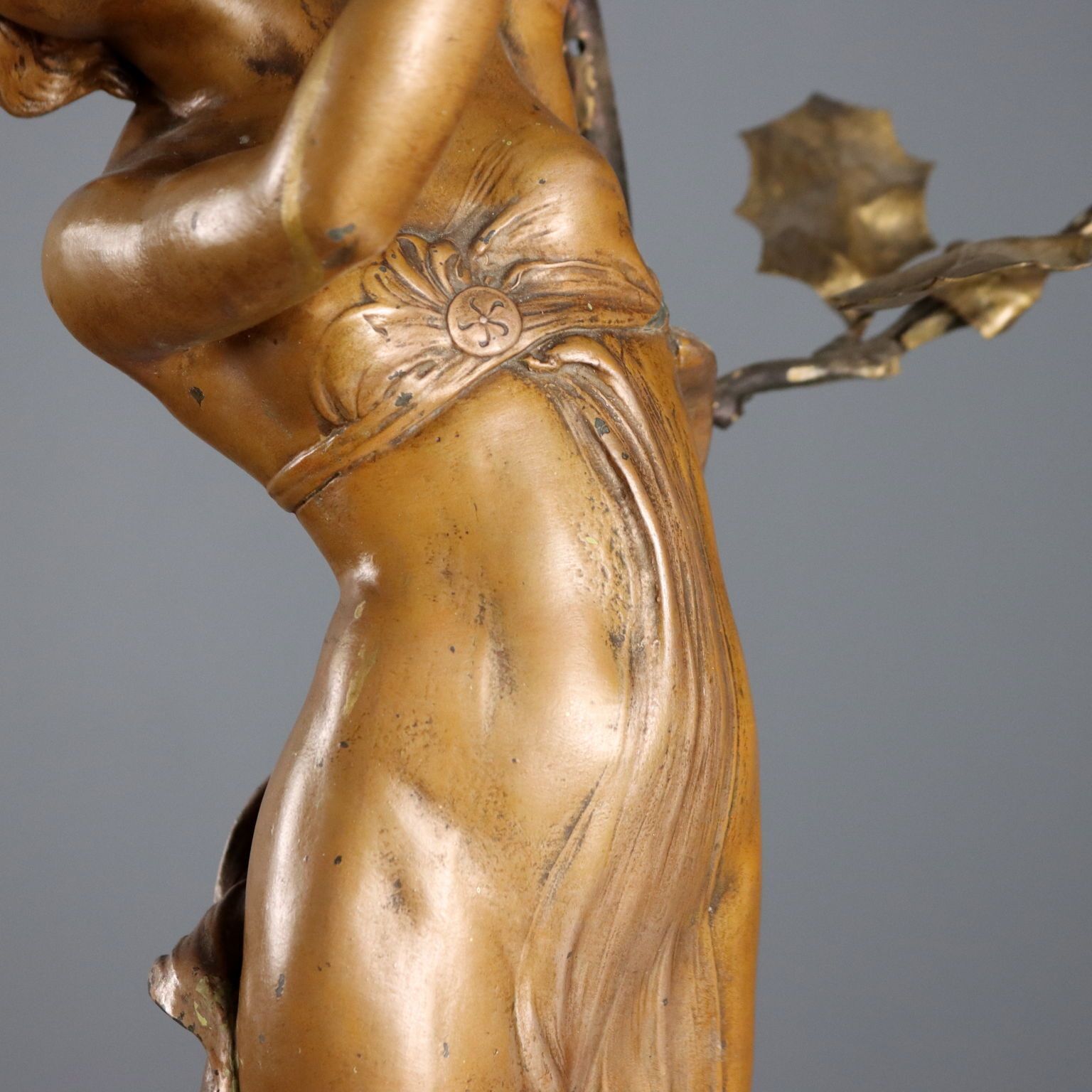 photo for sale Antique Lamps Lacquered Metal Wood Italy XX Century