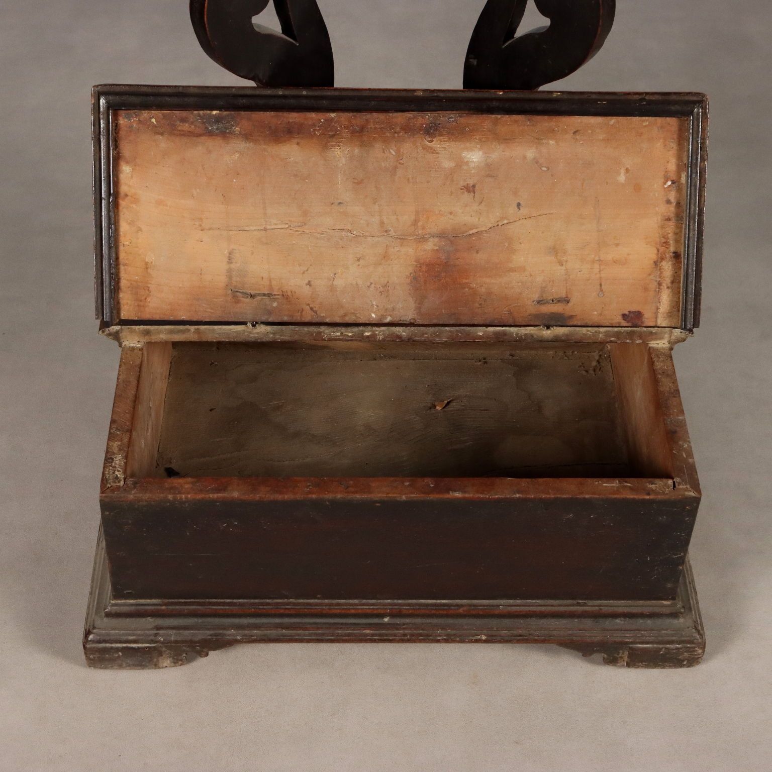 Antique Prayer Desk Baroque Cherrywood Italy XVII Century photo Furniture