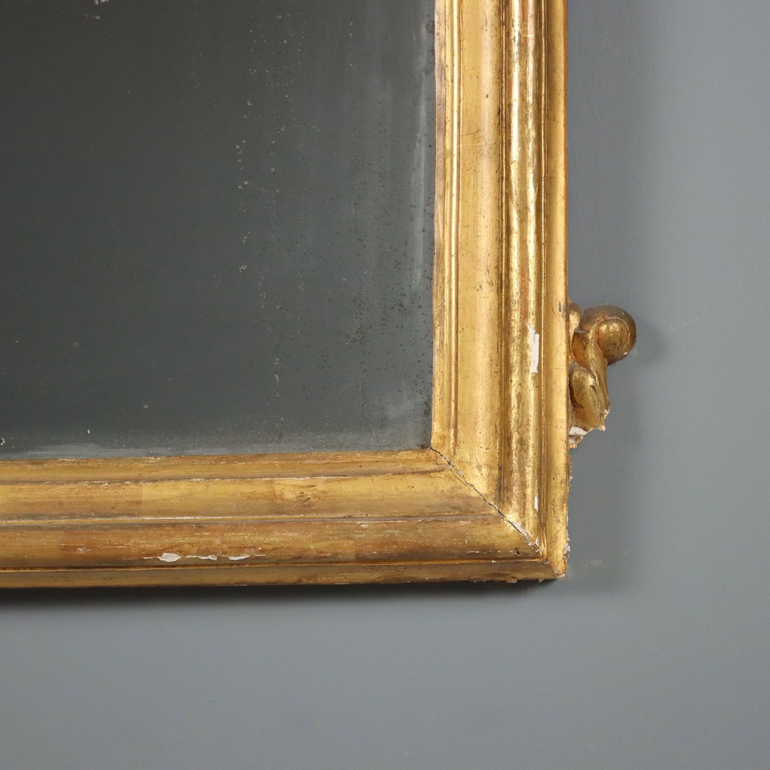 Antique Mirror Carved Gilded Wood Italy XVIII Century photo buy