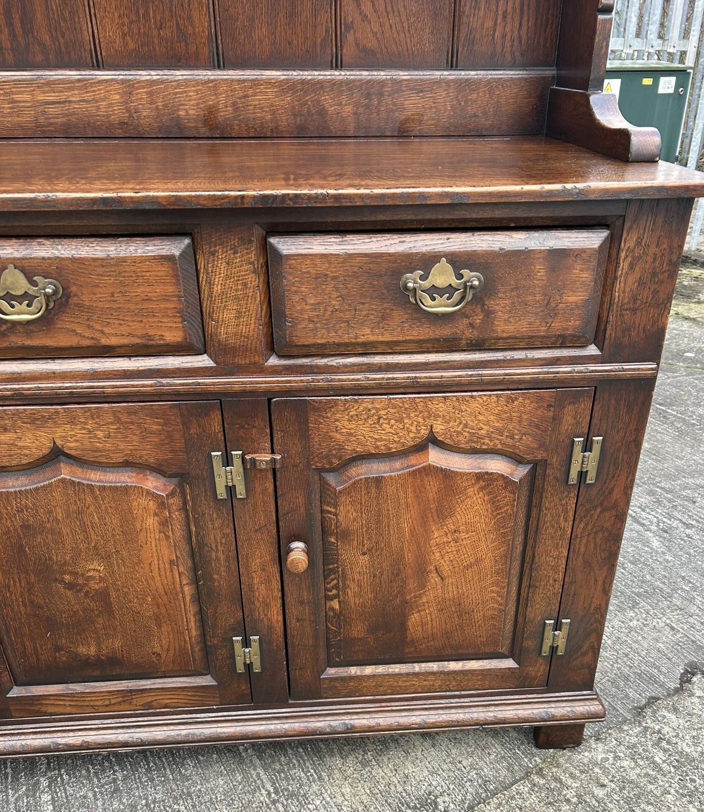 Chingford English Country House Oak Dresser & Rack Titchmarsh & Goodwin Style photo Furniture