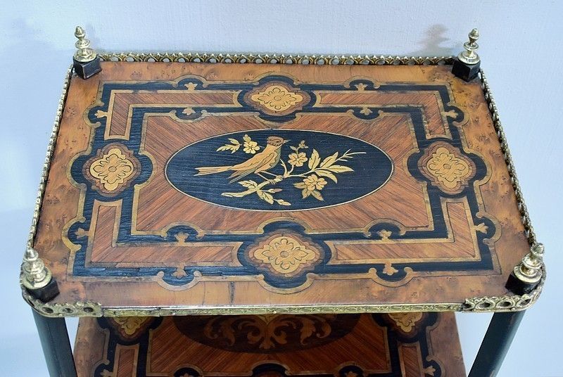 Cute Little Inlaid Serving Napoleon III photo furniture