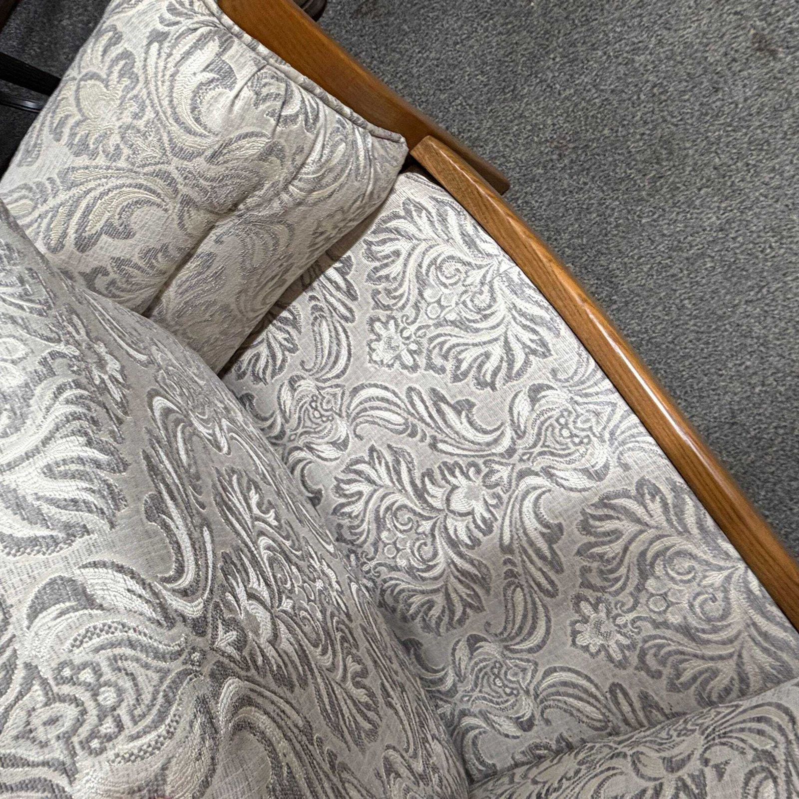 photo furniture Ercol Saville 3 Seater Sofa Solid Wood Frame Upholstered Recovered Cushions