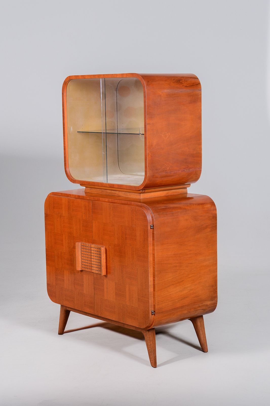 Restored Art Deco Sideboard, By J. Halabala For Up Zavody, Walnut, Czech, 1940s