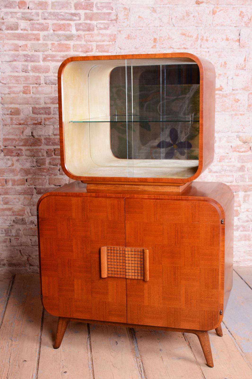 Restored Art Deco Sideboard, By J. Halabala For Up Zavody, Walnut, Czech, 1940s photo furniture