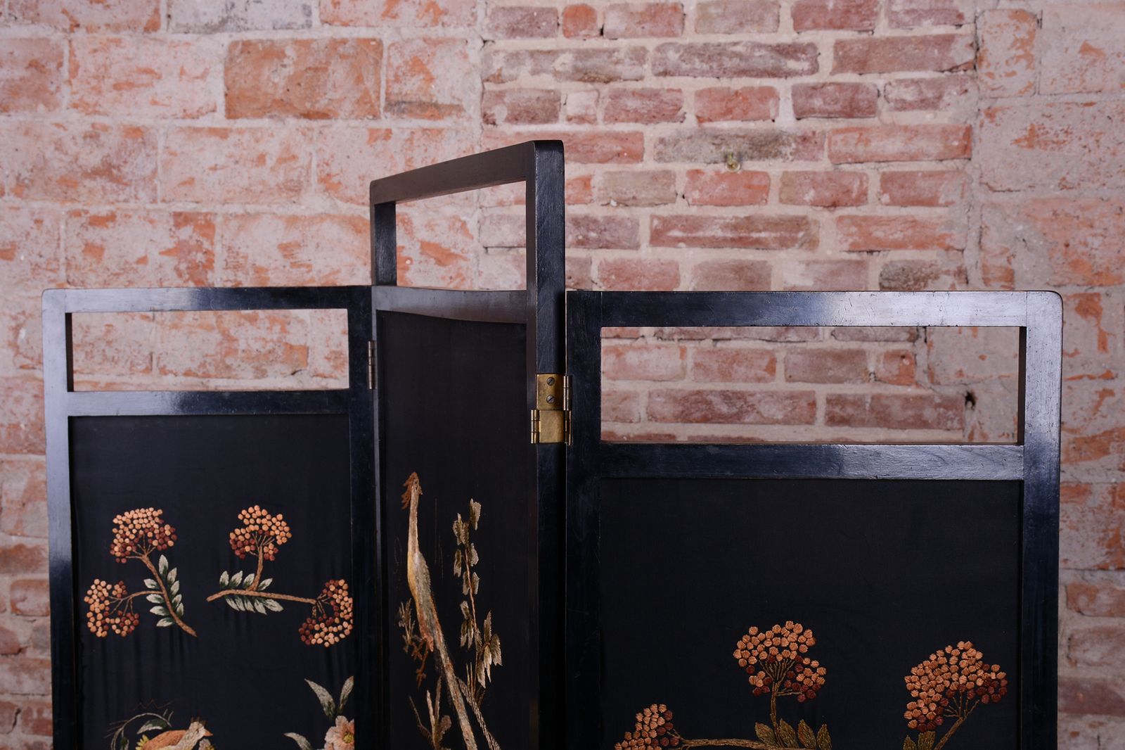 Restored Art Deco Folding Screen, Oak, Revived Polish, France, 1920s photo 850.0