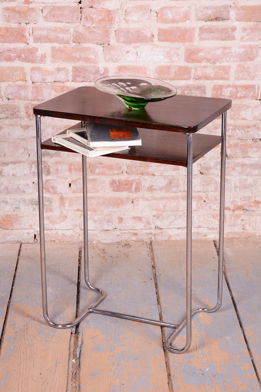 photo furniture Pair Of Restored Bauhaus Stools, By Mücke Melder, Beech, Chrome, Czech, 1930s