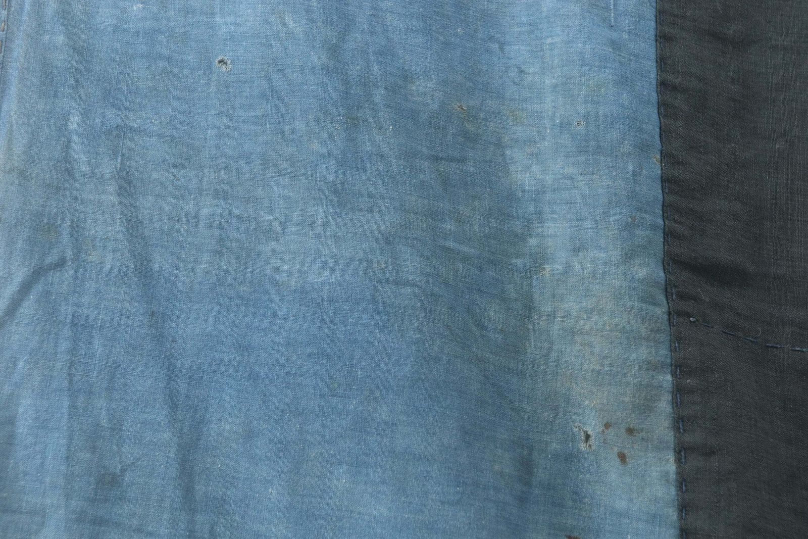 Early 20th Century Japanese Indigo Dyed Cotton Furoshiki Boro photo buy