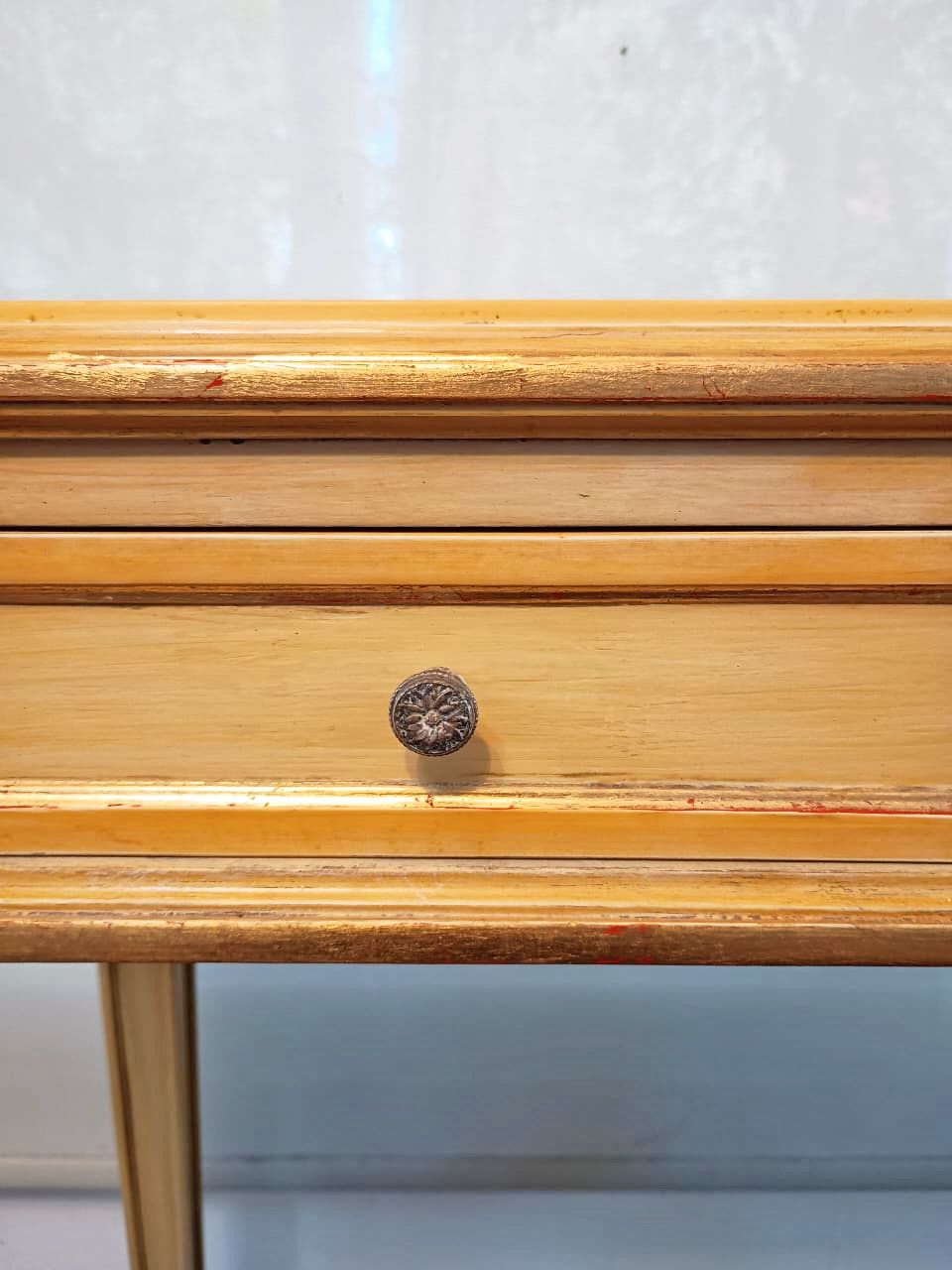 Mid 20th Century Modern Wood Writing Desk By Argentine Company Comte S.A., Based On A Design From Jean Michel Frank And Chanaux & Co. photo Furniture
