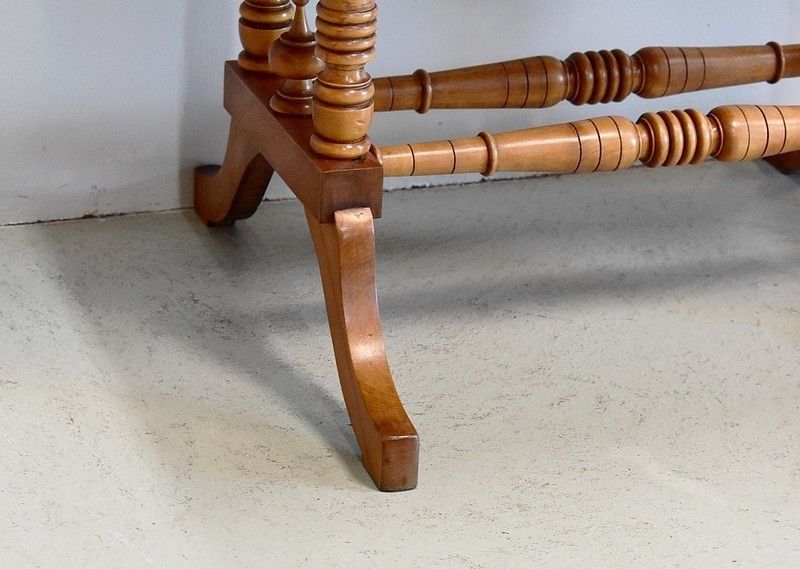 Small Coffee Table In Satin Wood 19th photo vintage