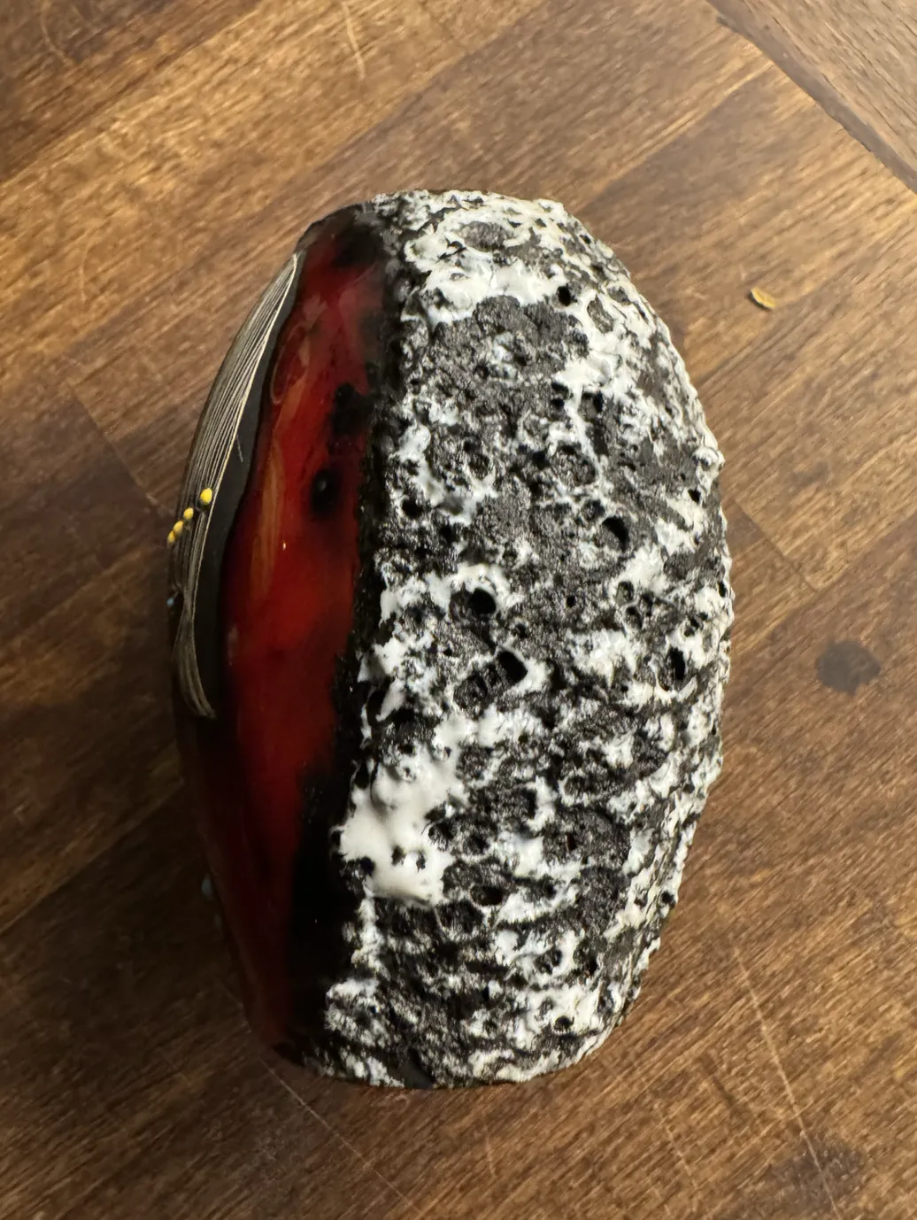Small Mid Century Fat Lava Vase. 1950s photo furniture